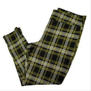 Modcloth Never Plaid It So Good Leggings (XL)